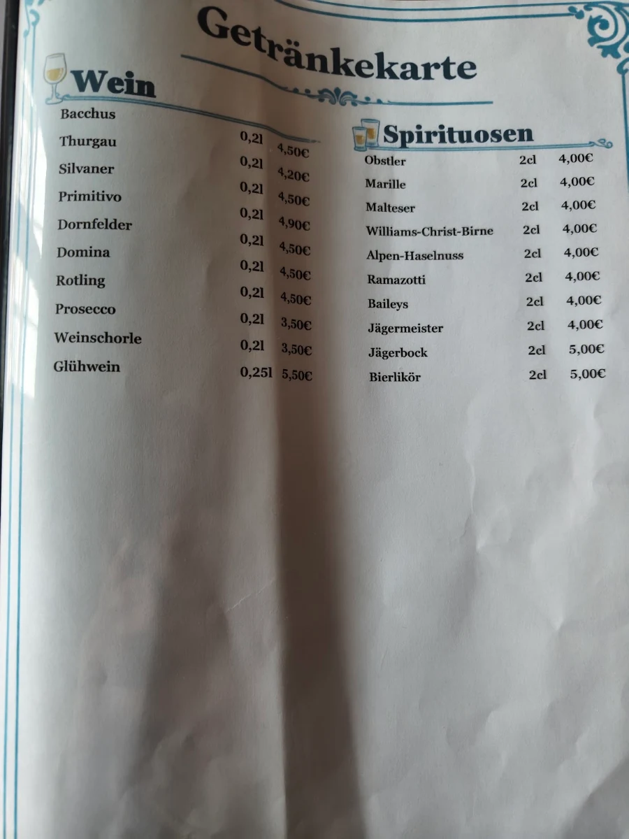 Speisekarte photo 5