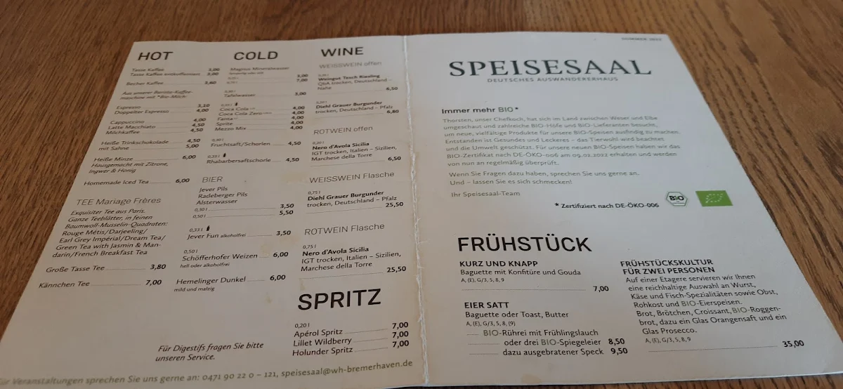 Speisekarte photo 2