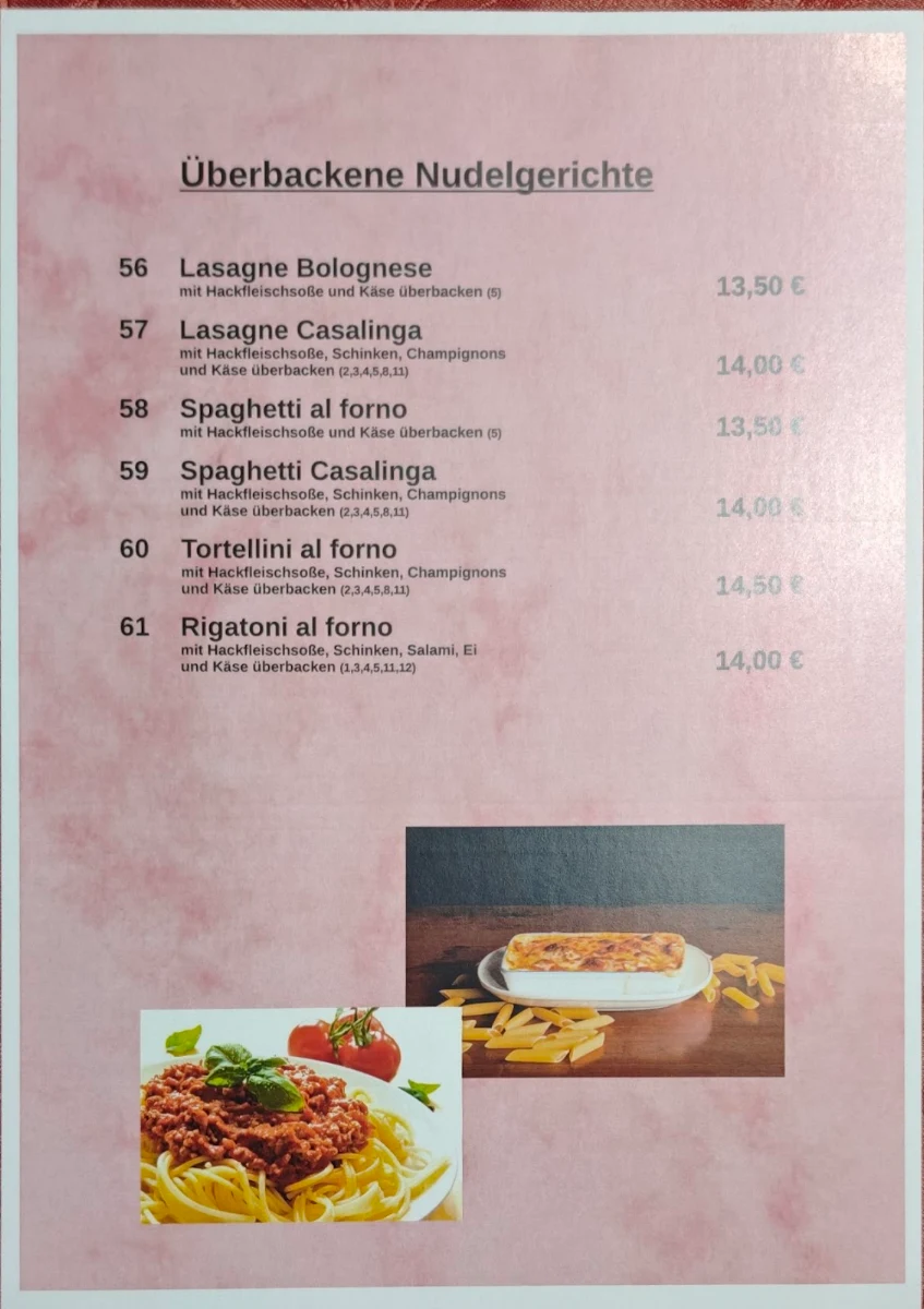 Speisekarte photo 4
