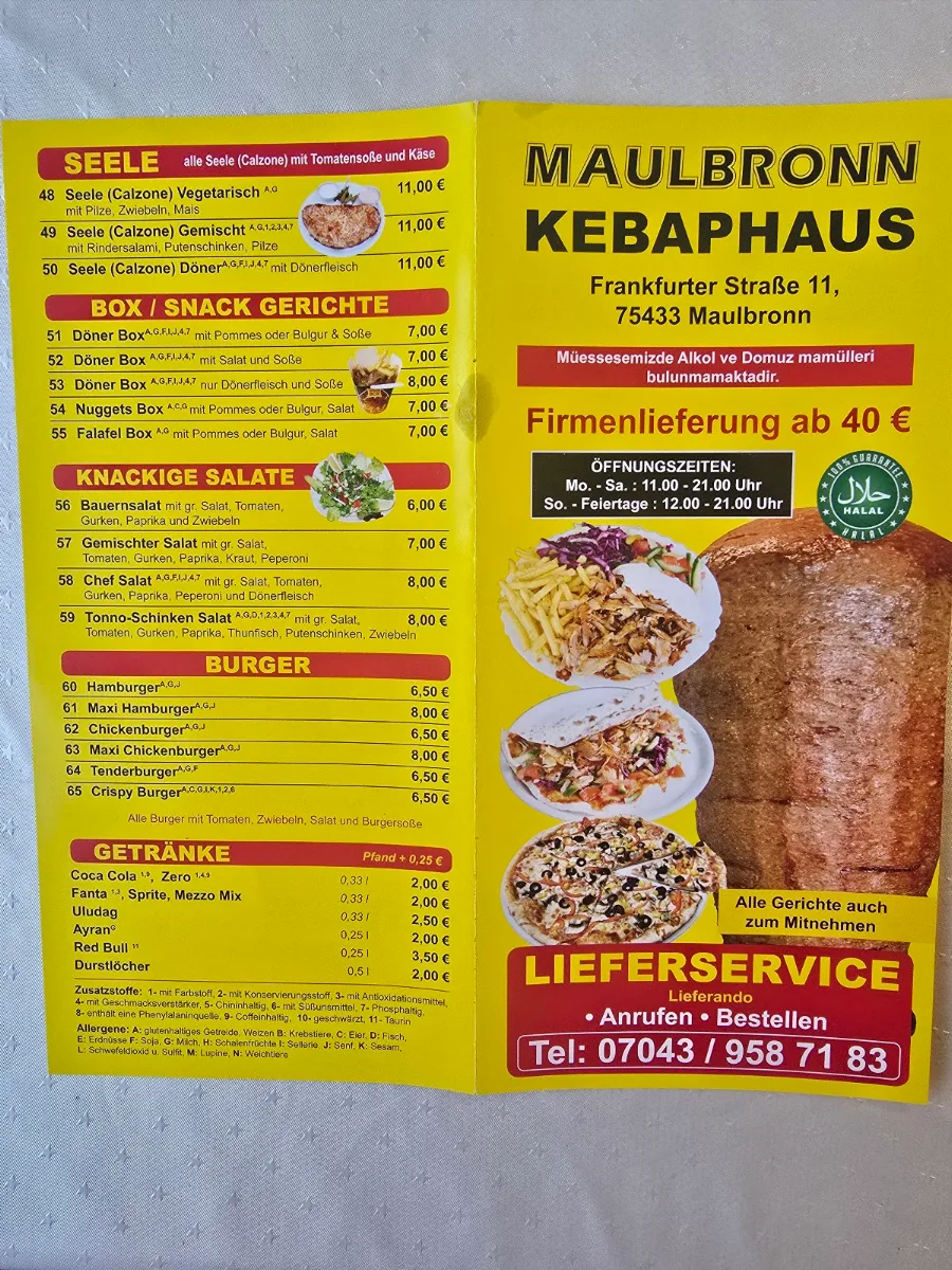 Speisekarte photo 2