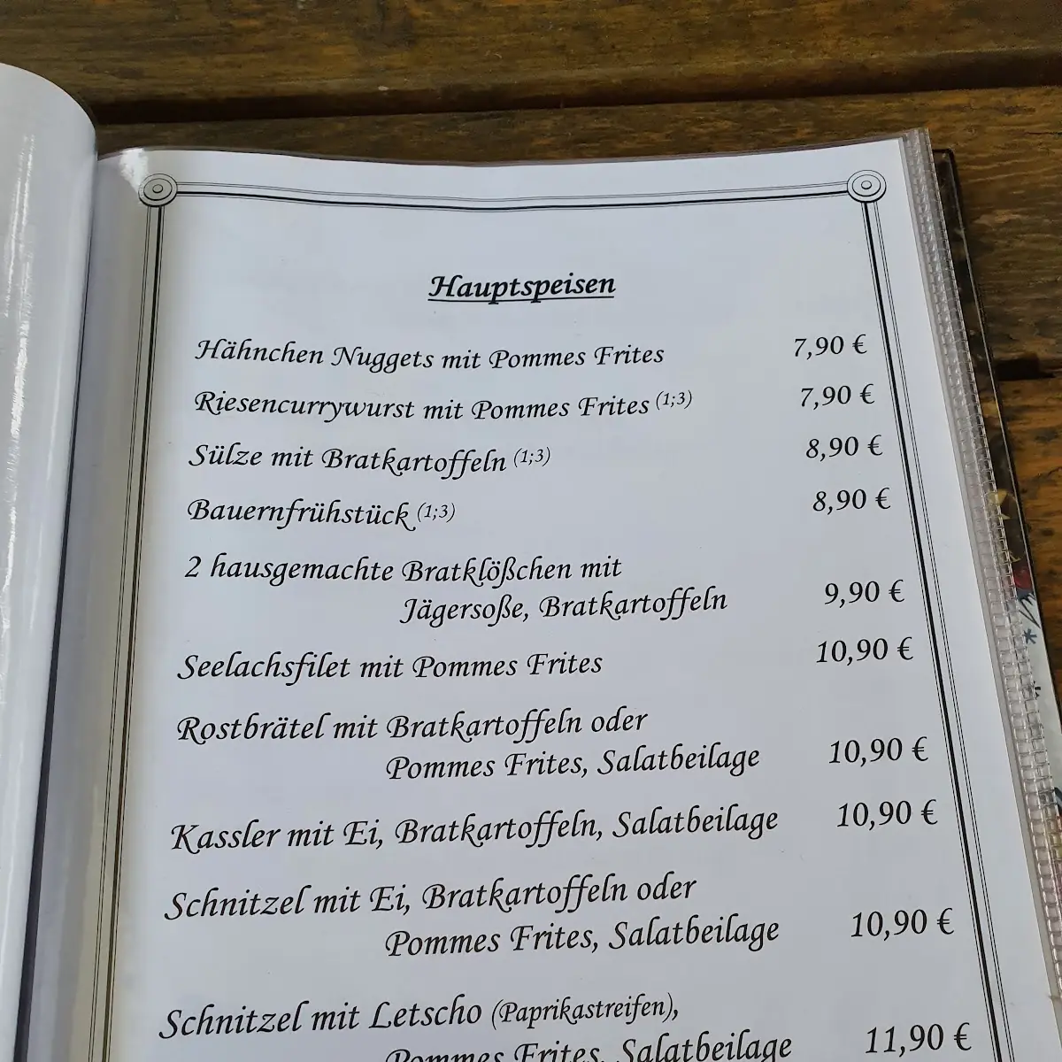 Speisekarte photo 4