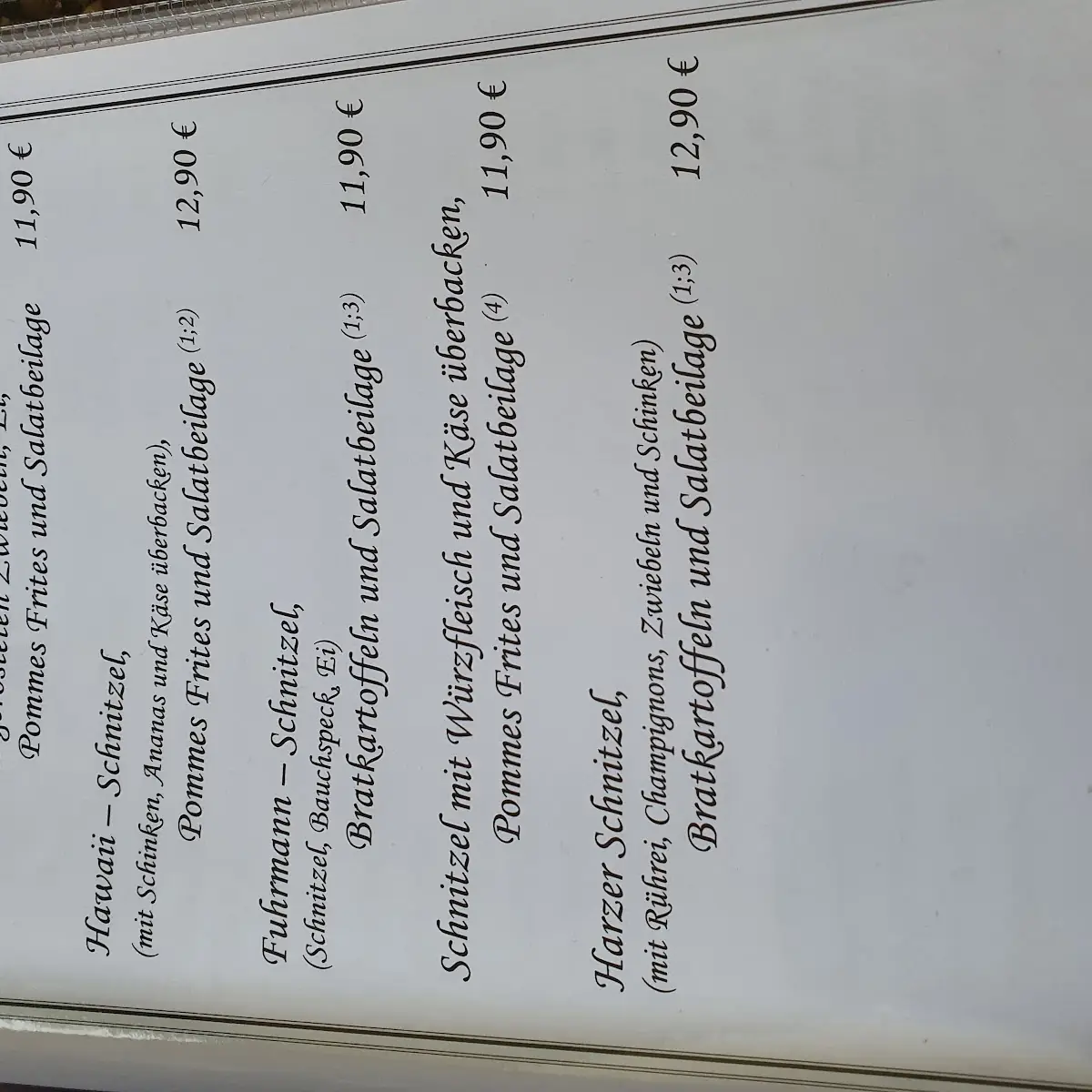 Speisekarte photo 8