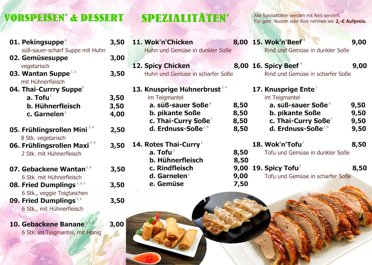 Speisekarte photo 1