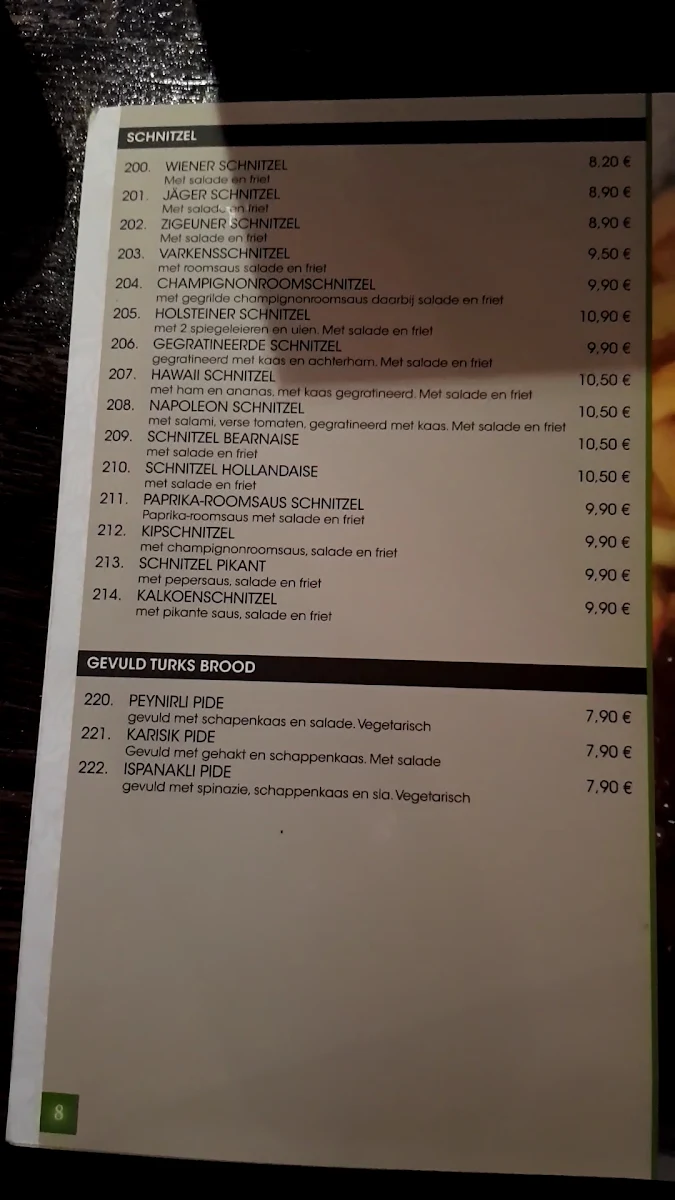 Speisekarte photo 2