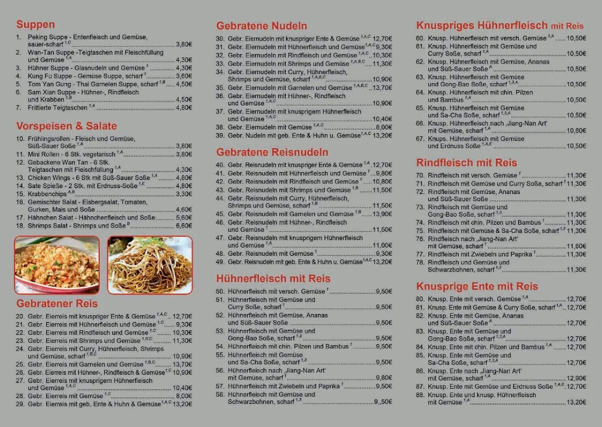 Speisekarte photo 2