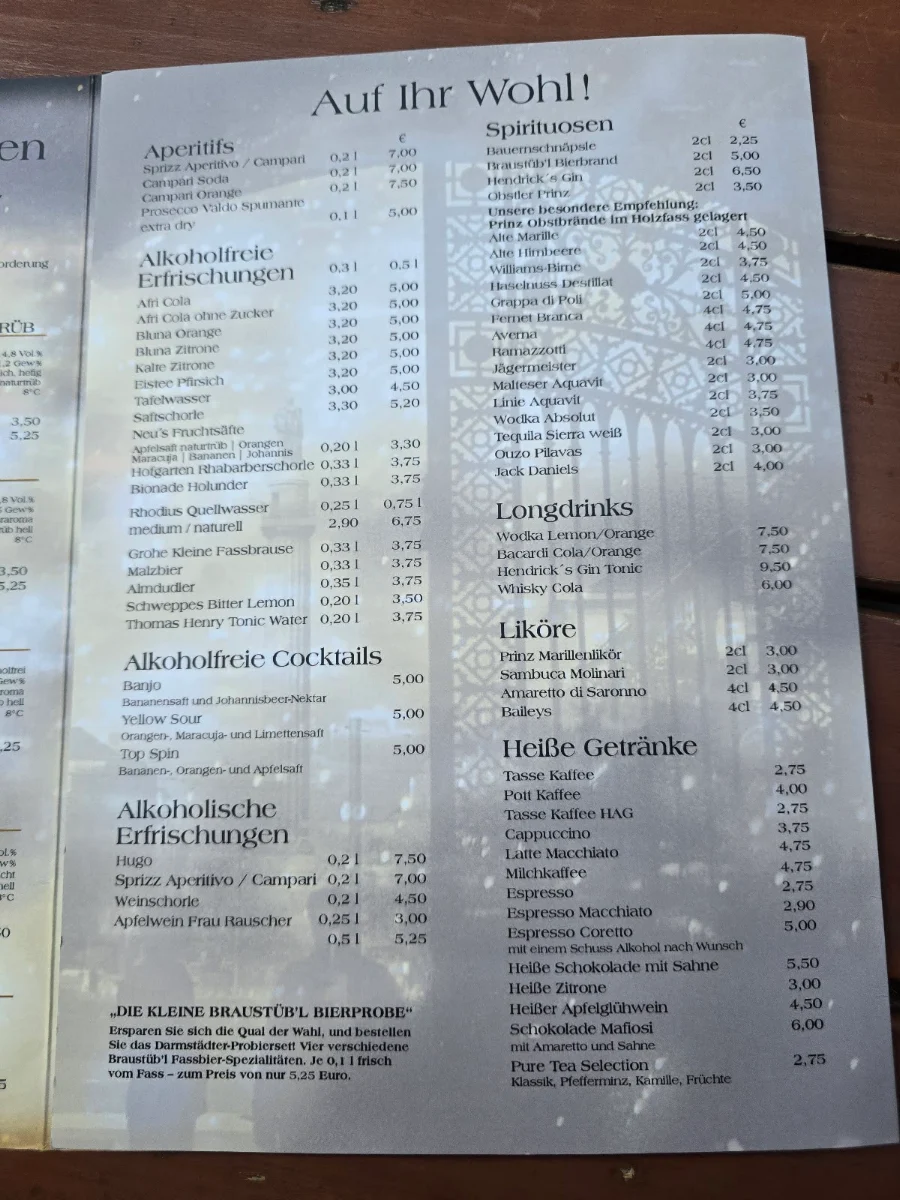 Speisekarte photo 1