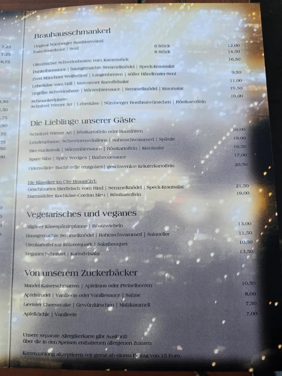 Speisekarte photo 4