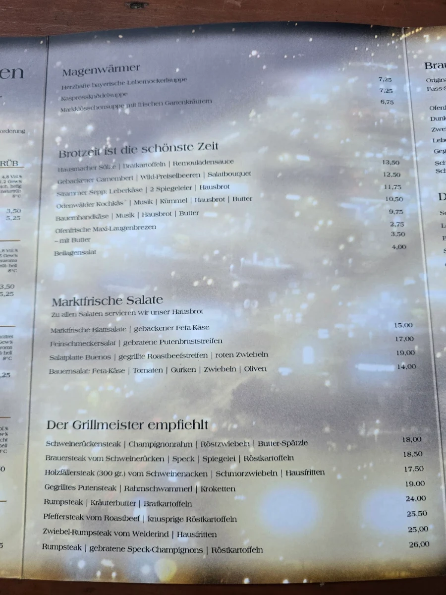 Speisekarte photo 6
