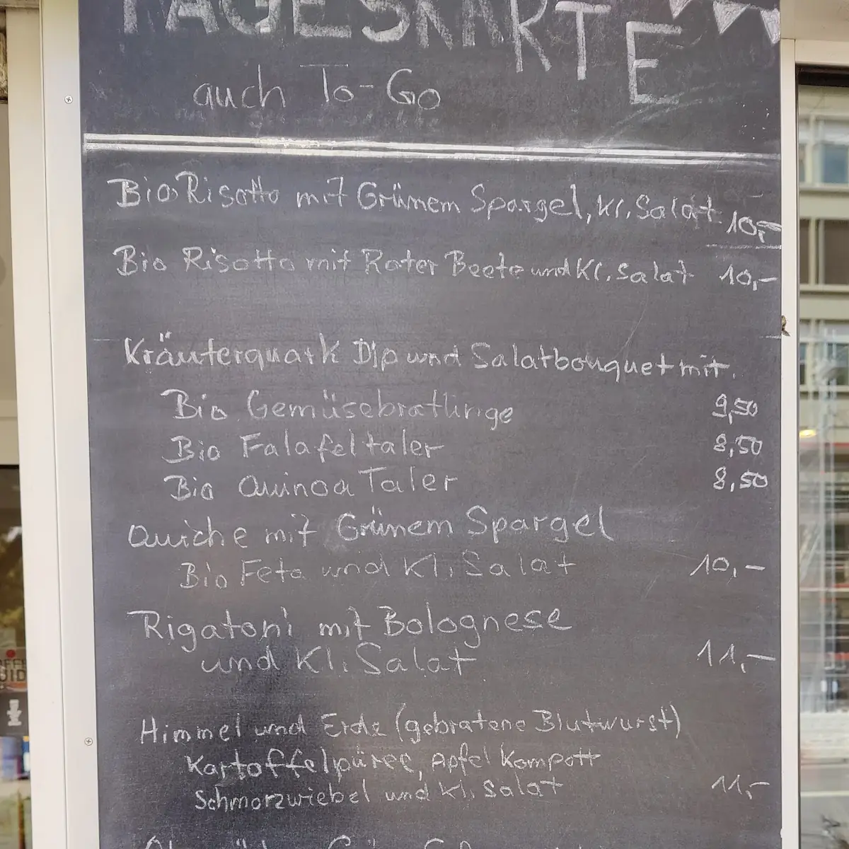 Speisekarte, basaglia | Café & Bistro