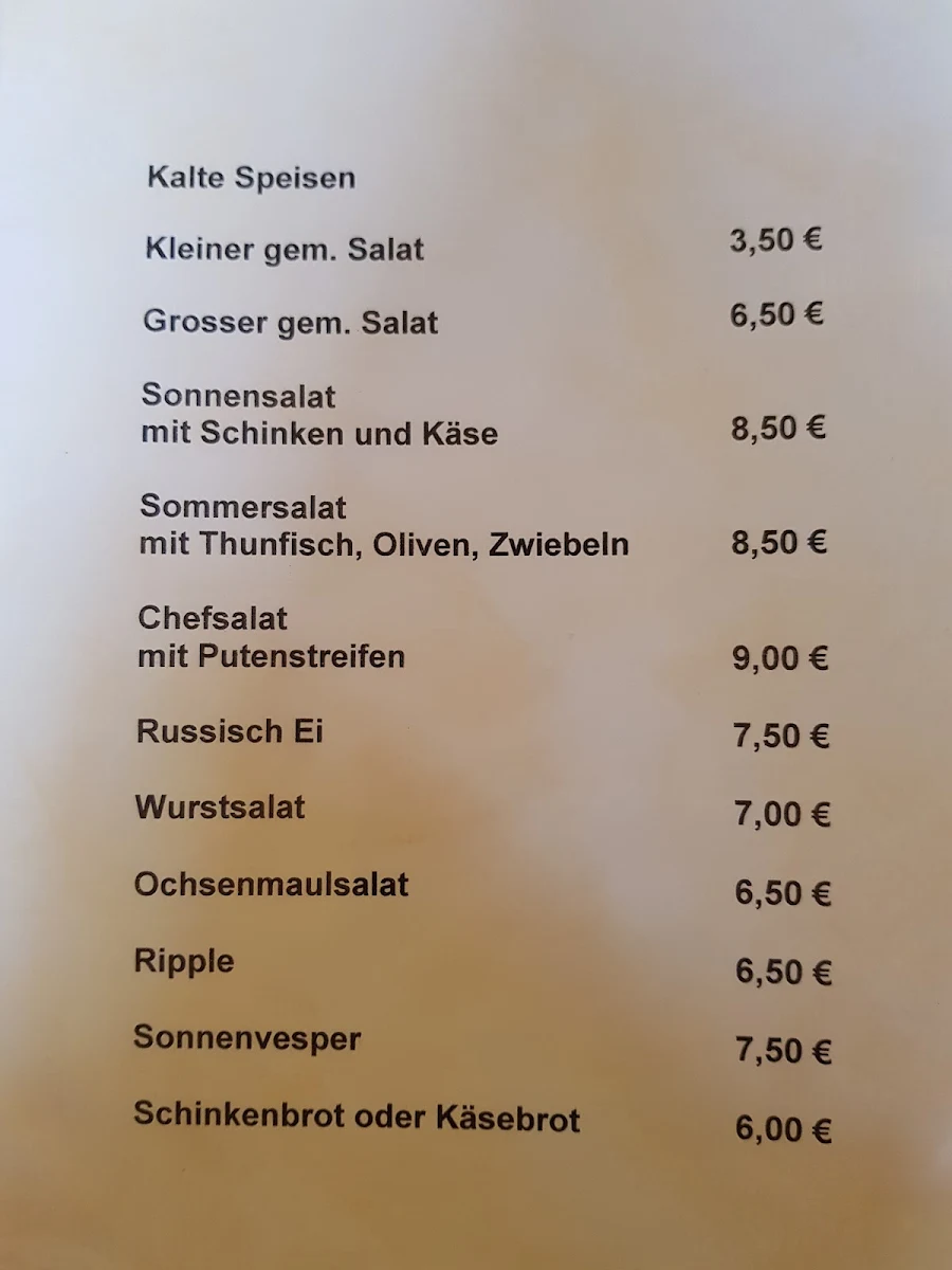 Speisekarte photo 3