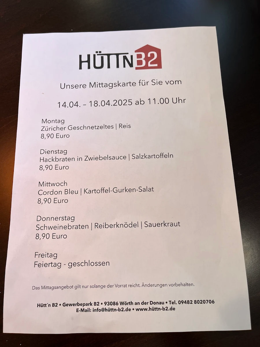 Speisekarte photo 2