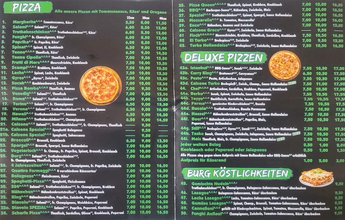 Speisekarte photo 2