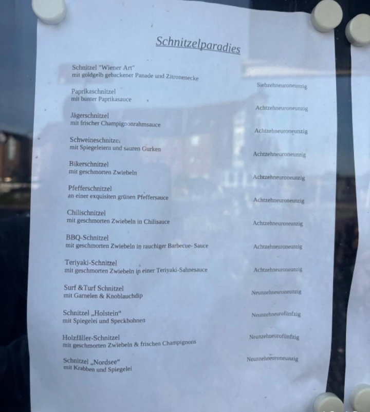 Speisekarte photo 1