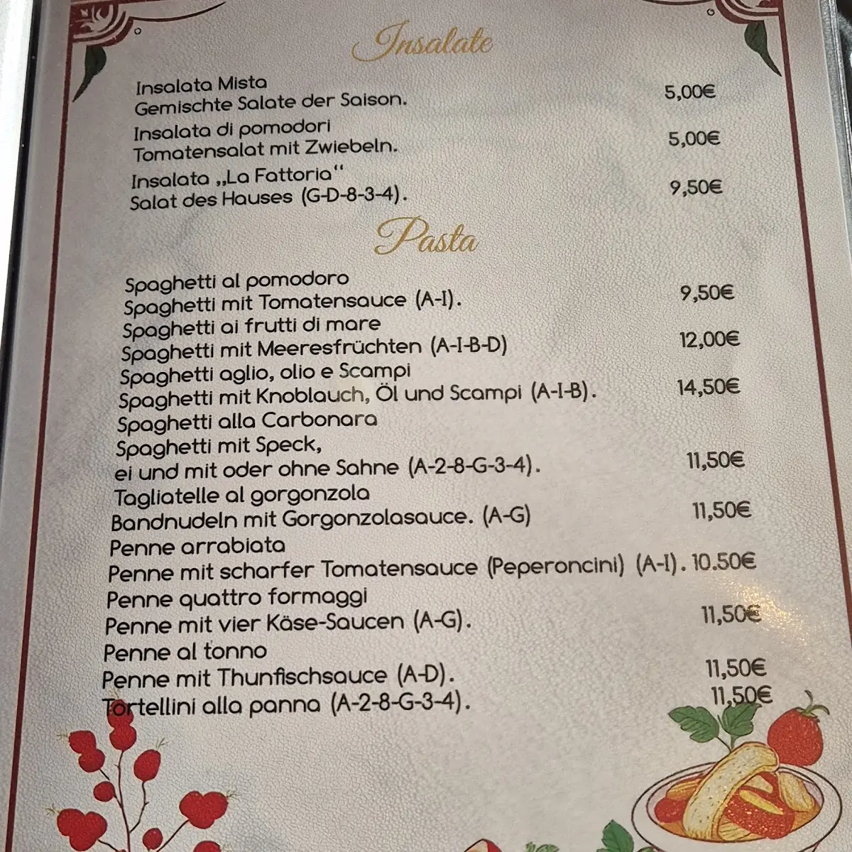Speisekarte photo 1