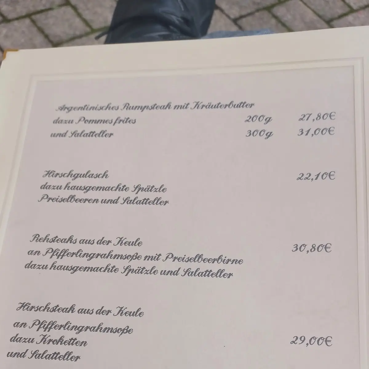 Speisekarte photo 1