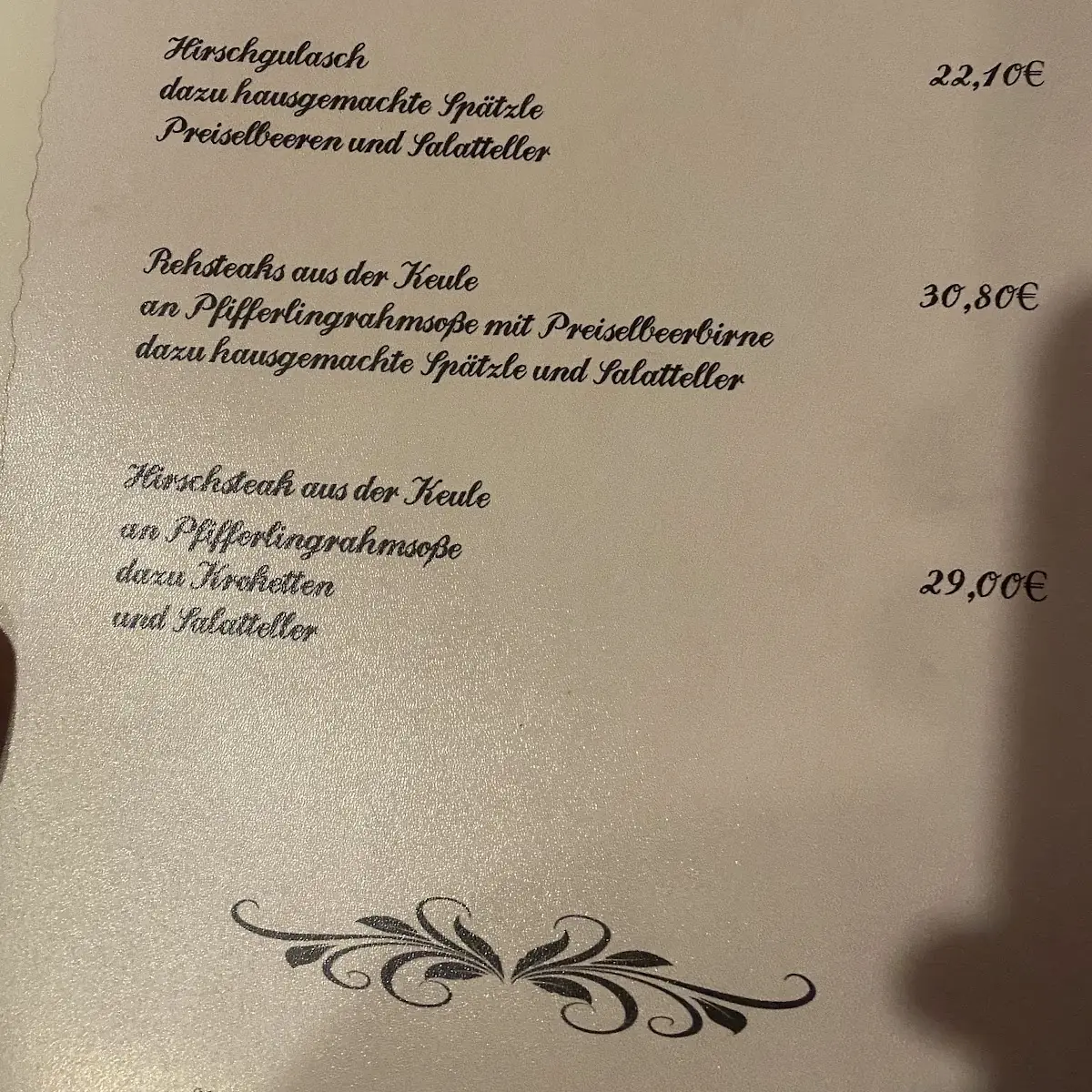 Speisekarte photo 4