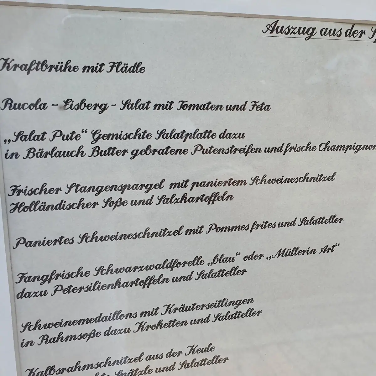 Speisekarte photo 8
