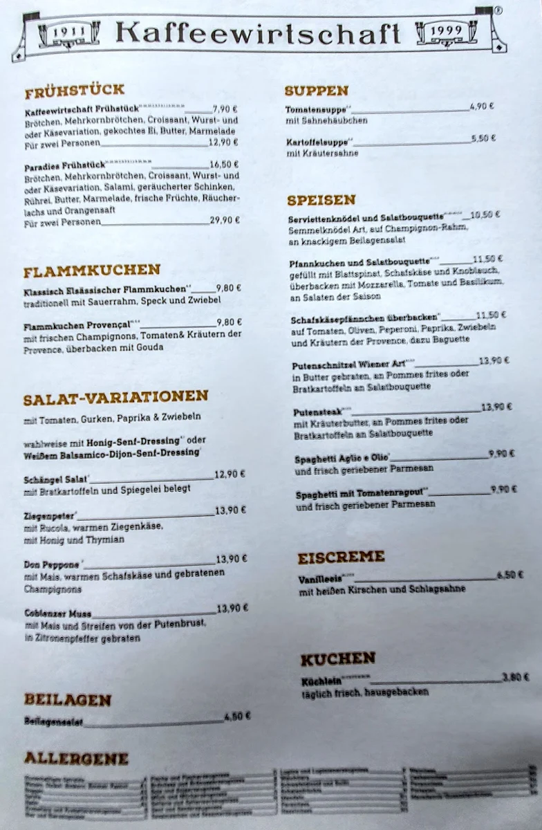 Speisekarte photo 2