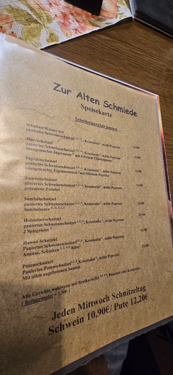 Speisekarte photo 1