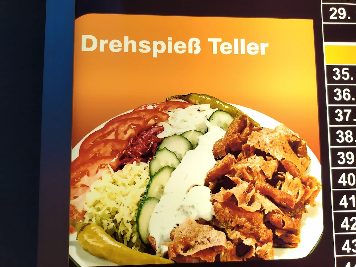 Speisekarte, Eren Imbiss