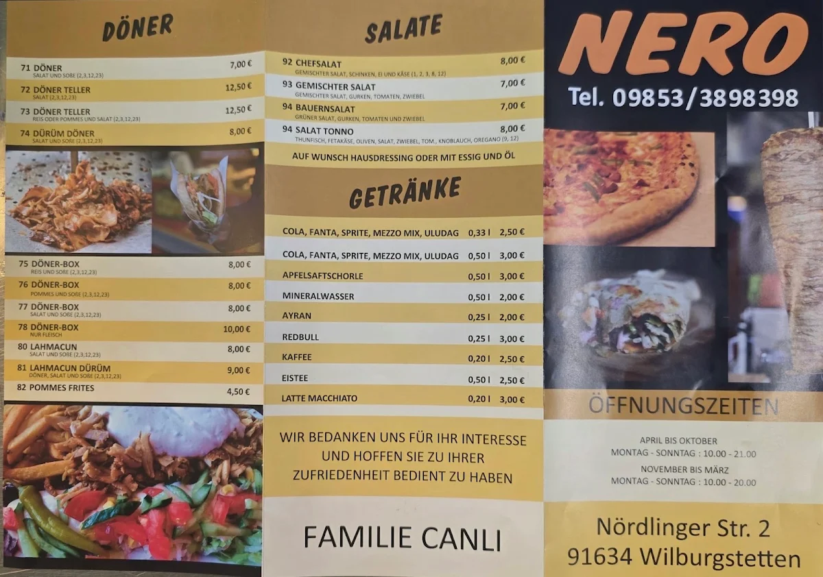 Speisekarte photo 2