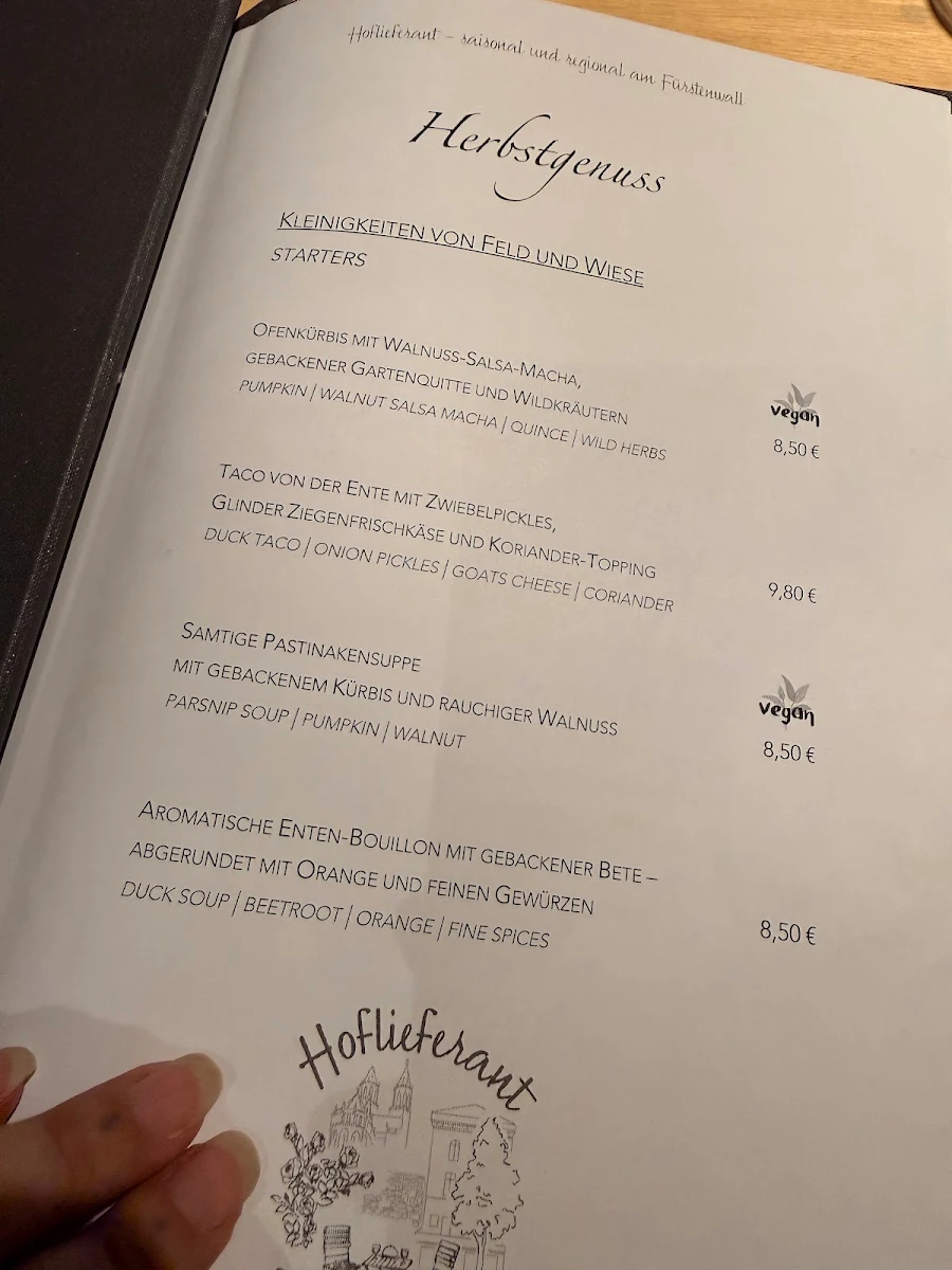 Speisekarte photo 1