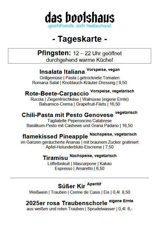 Speisekarte photo 1