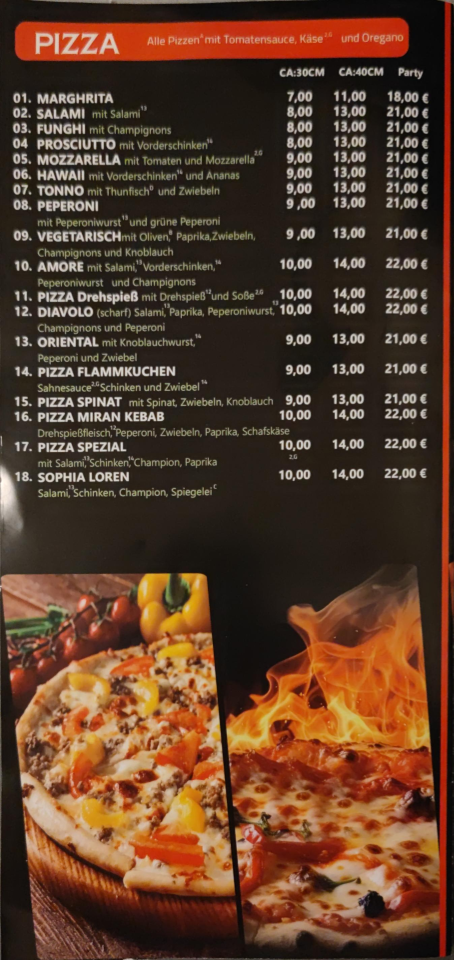Speisekarte photo 2