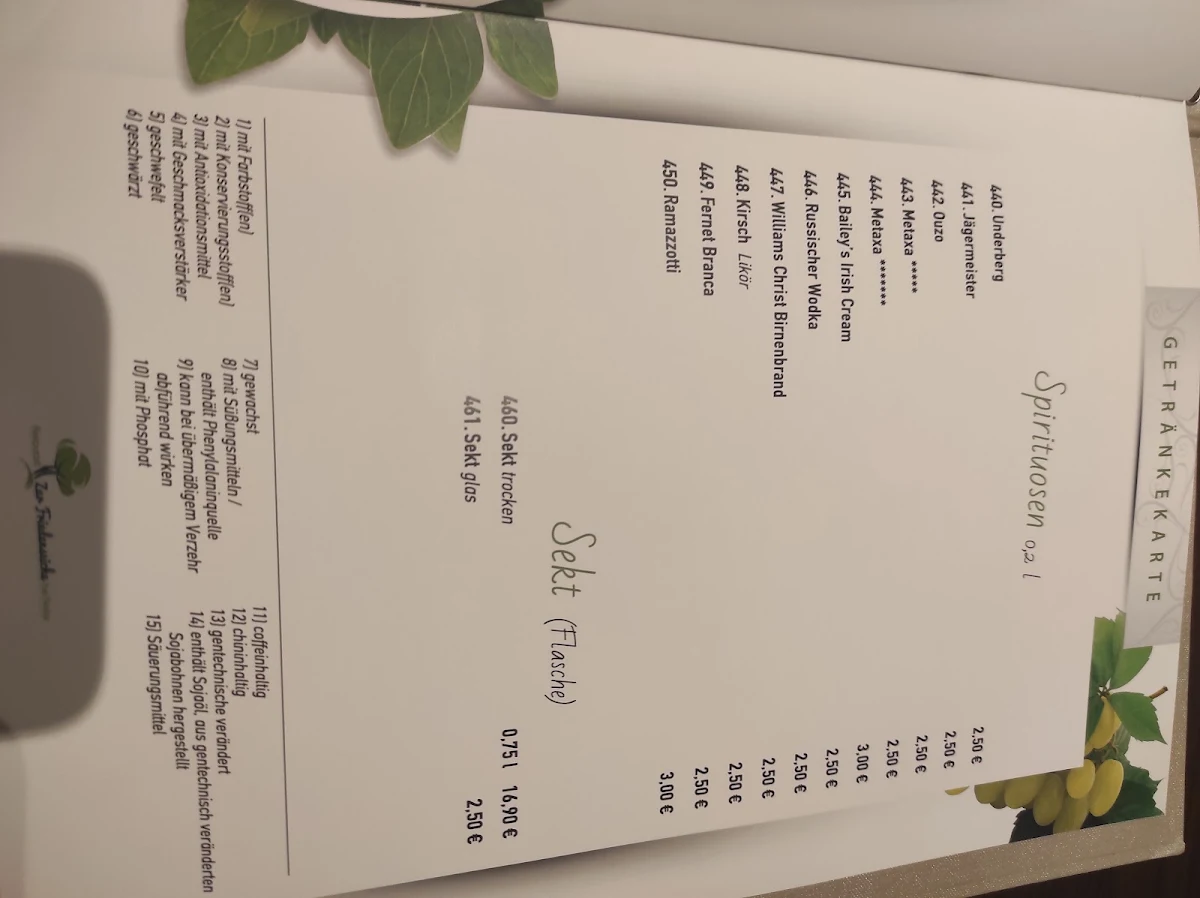 Speisekarte photo 4
