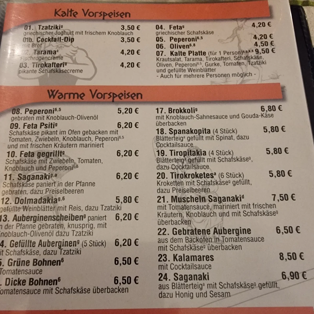 Speisekarte photo 1