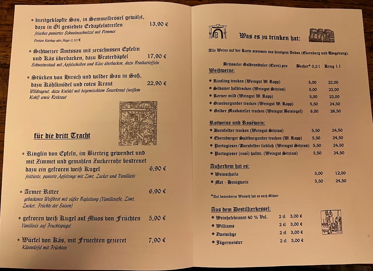 Speisekarte photo 1