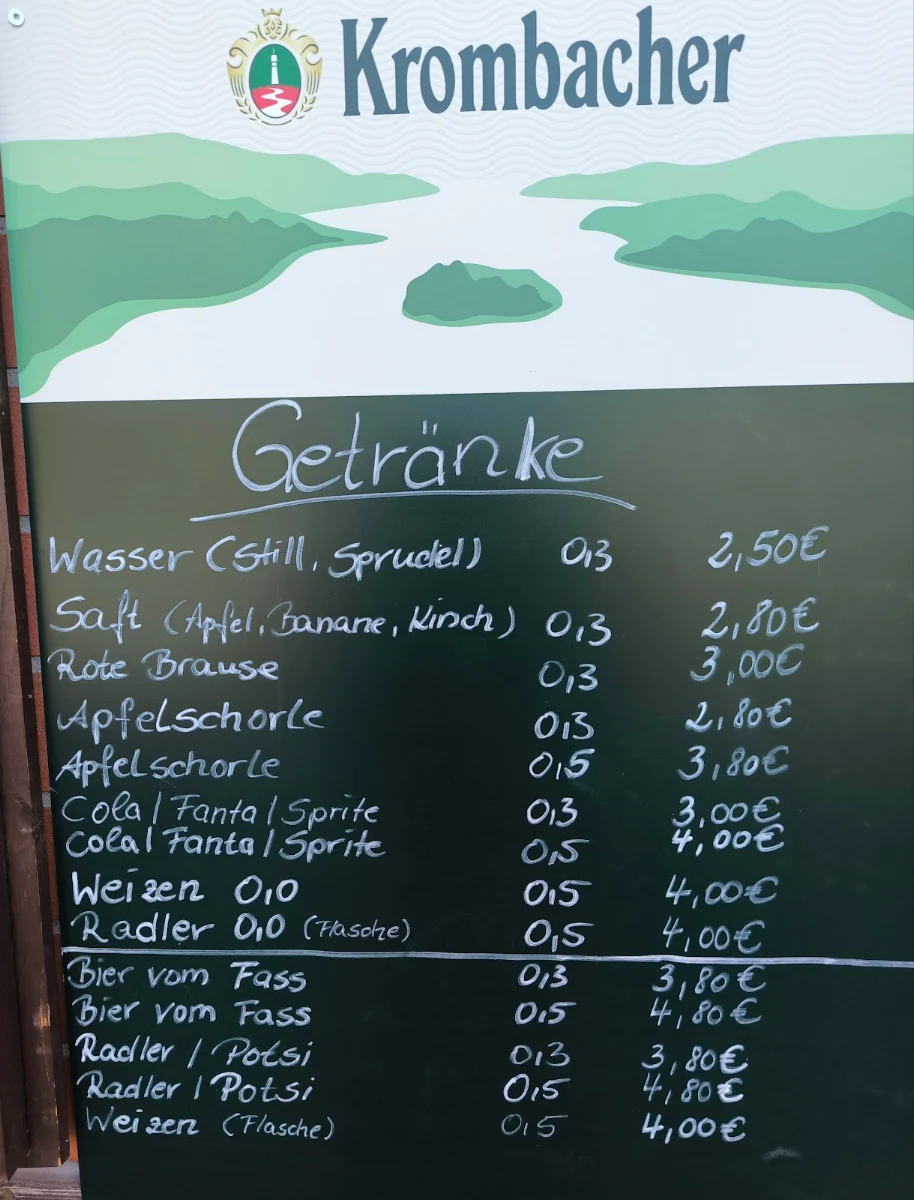 Speisekarte, Hafenschänke am Kahnhafen Alt Zauche