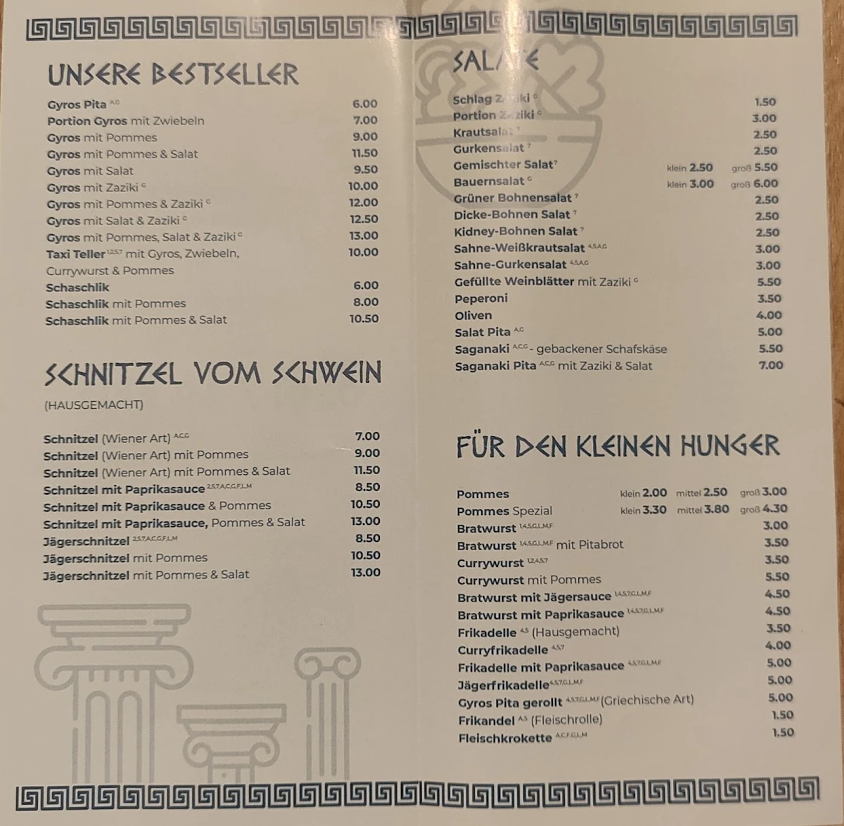 Speisekarte photo 9