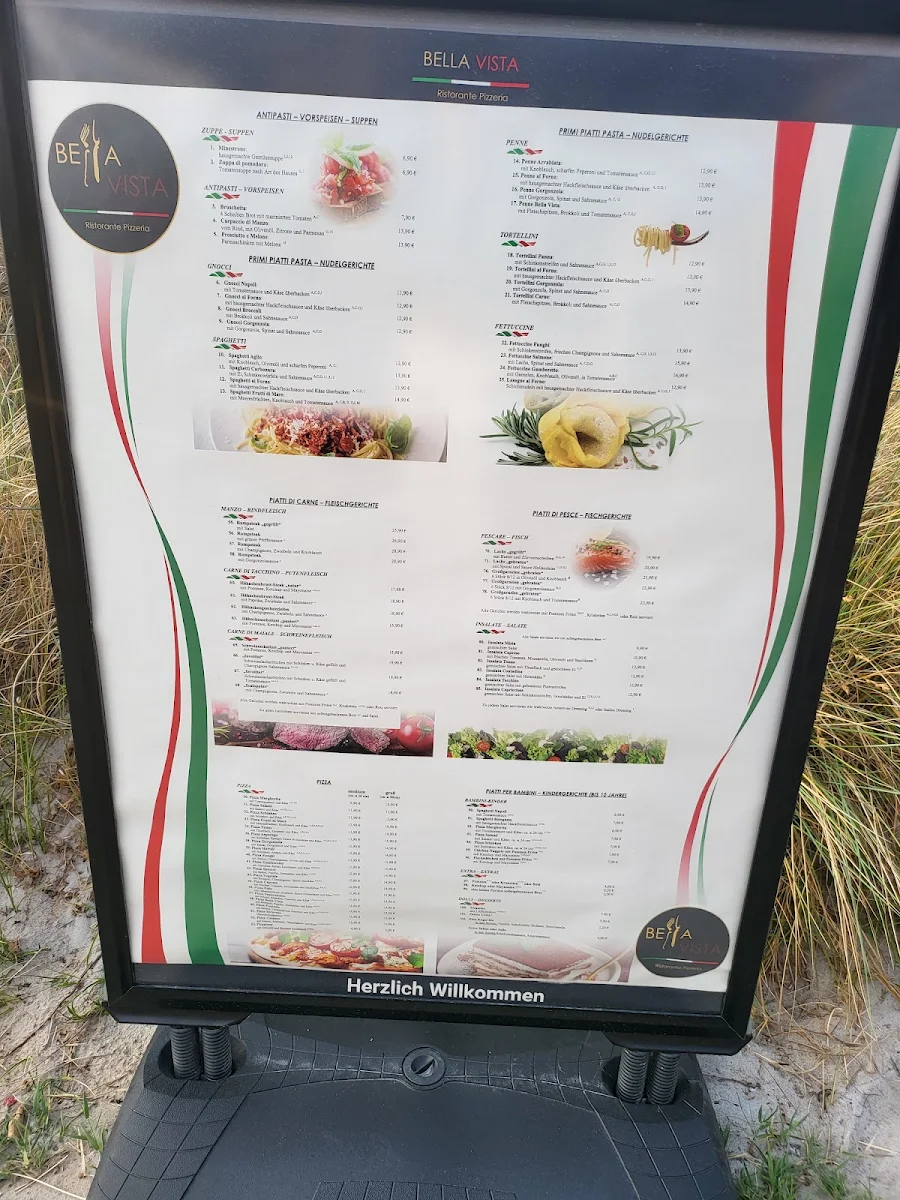 Speisekarte, Bella Vista