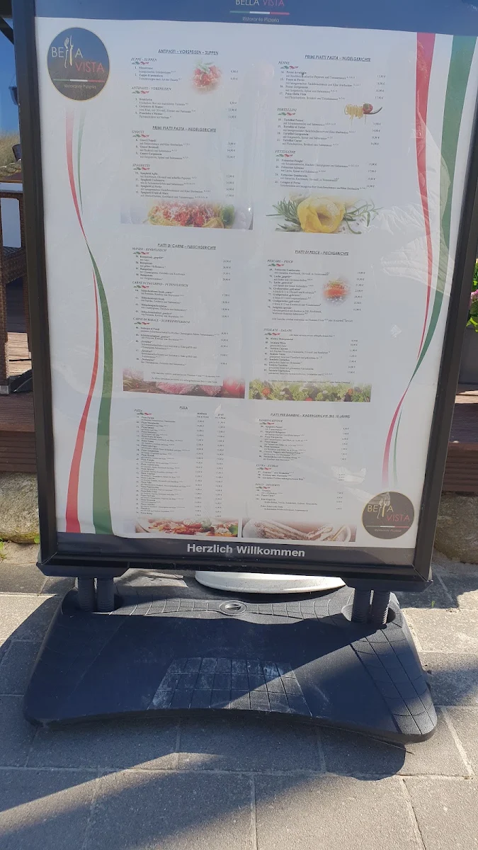 Speisekarte, Bella Vista