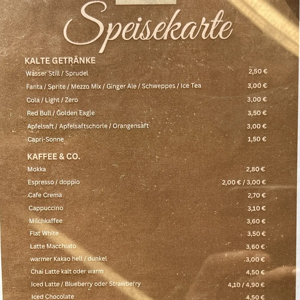 Speisekarte photo 2