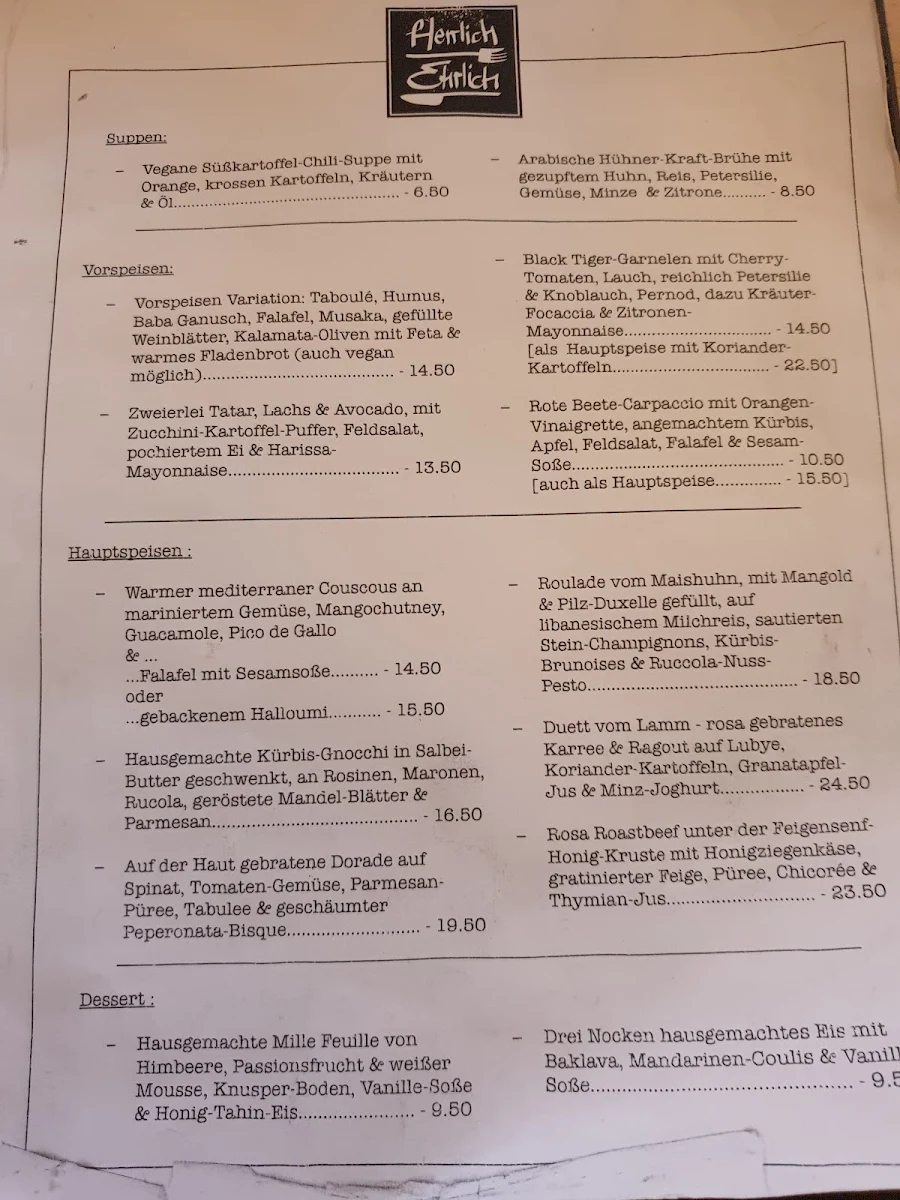 Speisekarte photo 2