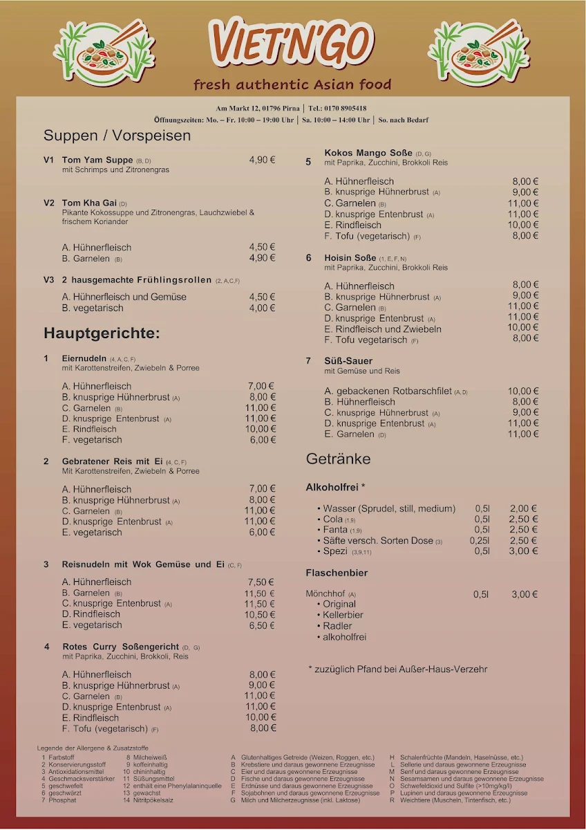 Speisekarte photo 1