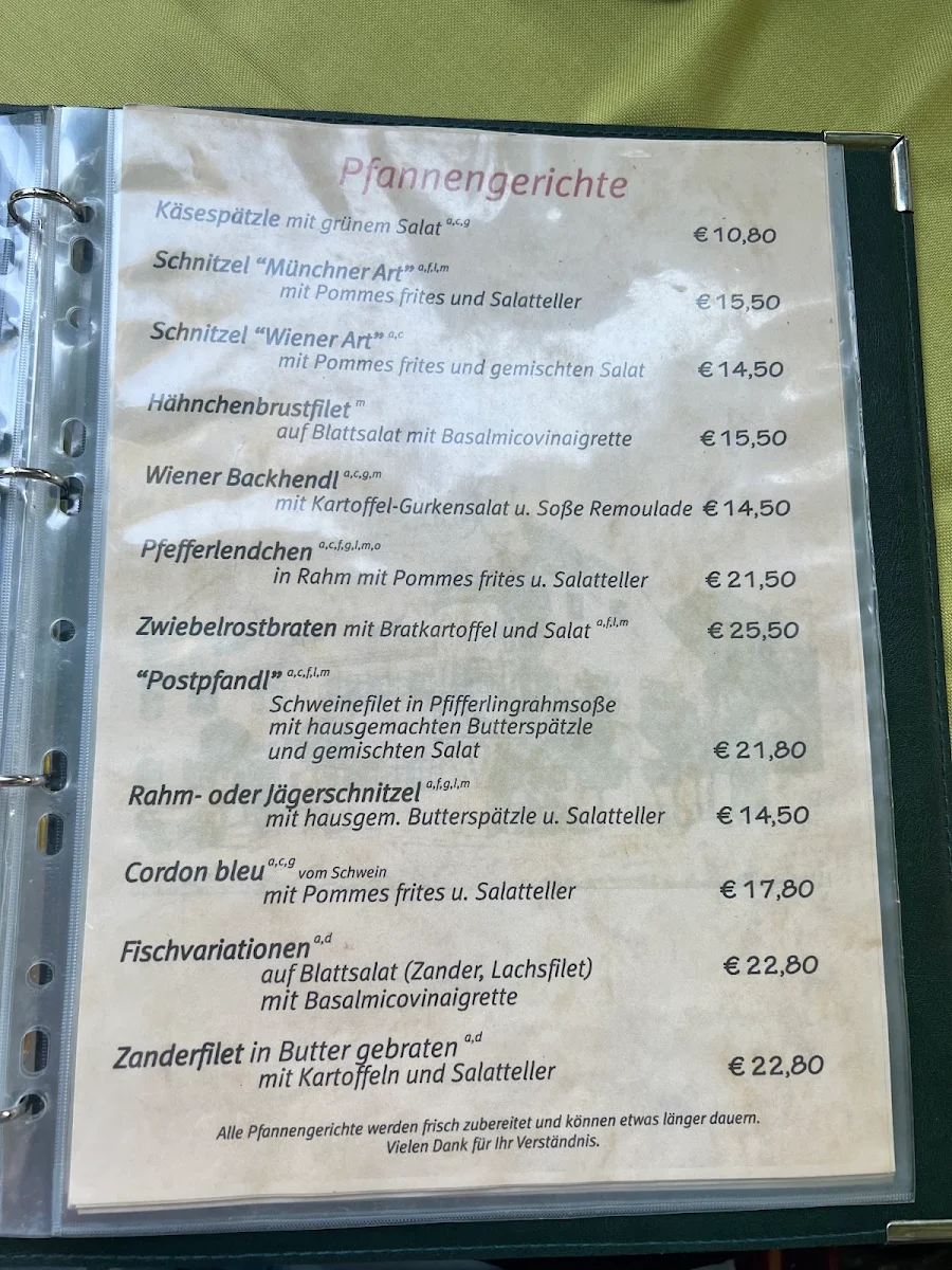 Speisekarte photo 2