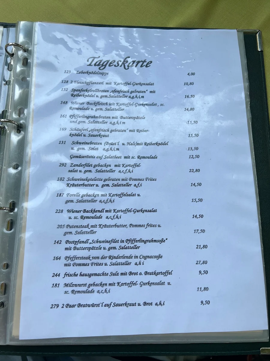 Speisekarte photo 3