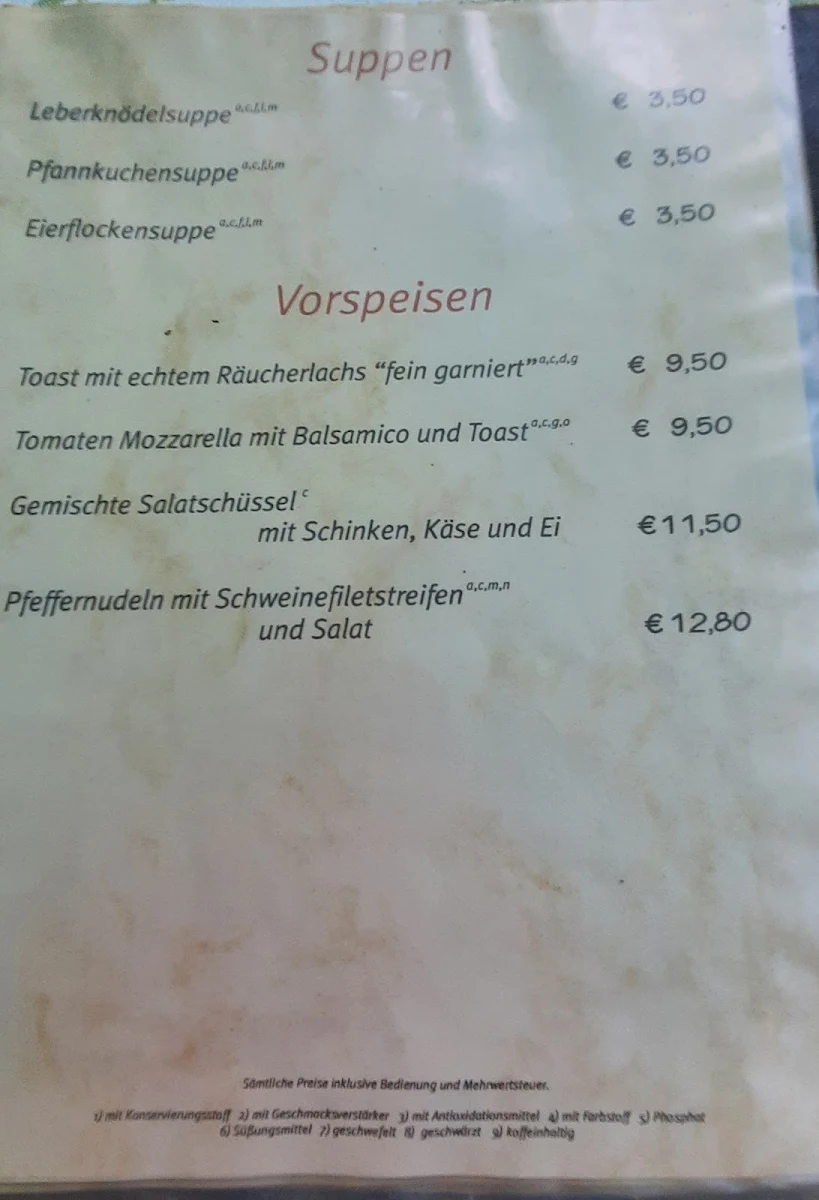 Speisekarte photo 8