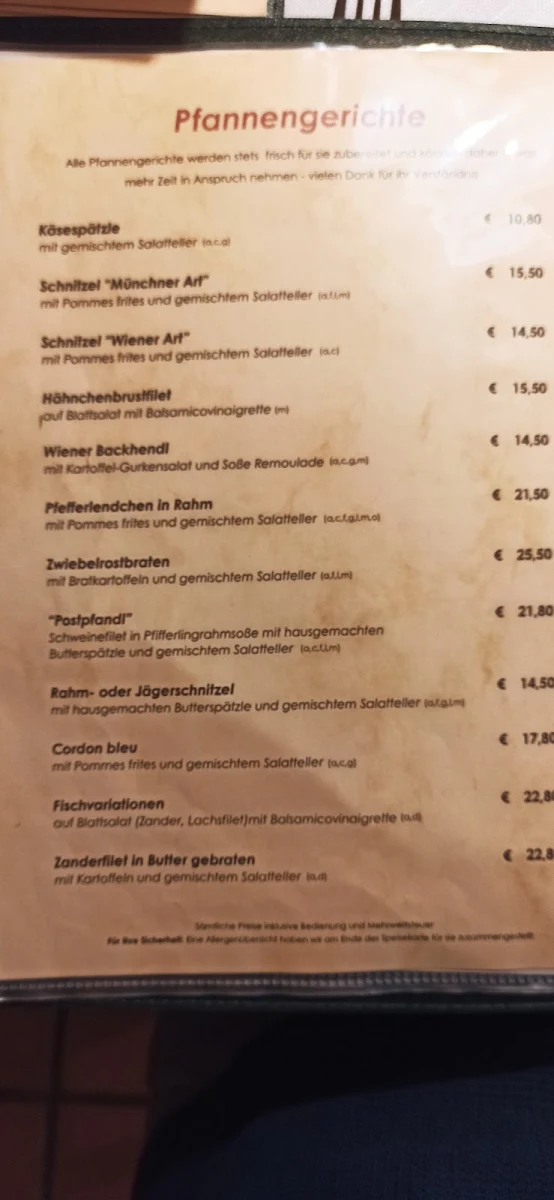 Speisekarte photo 9