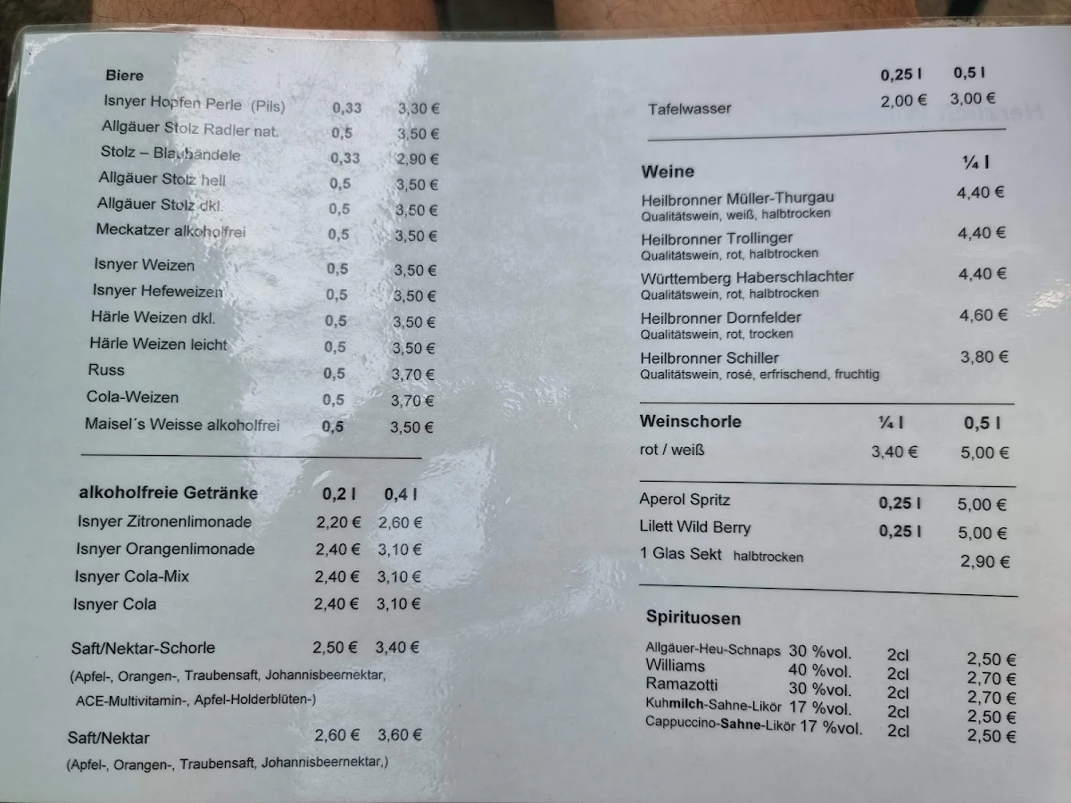 Speisekarte photo 3