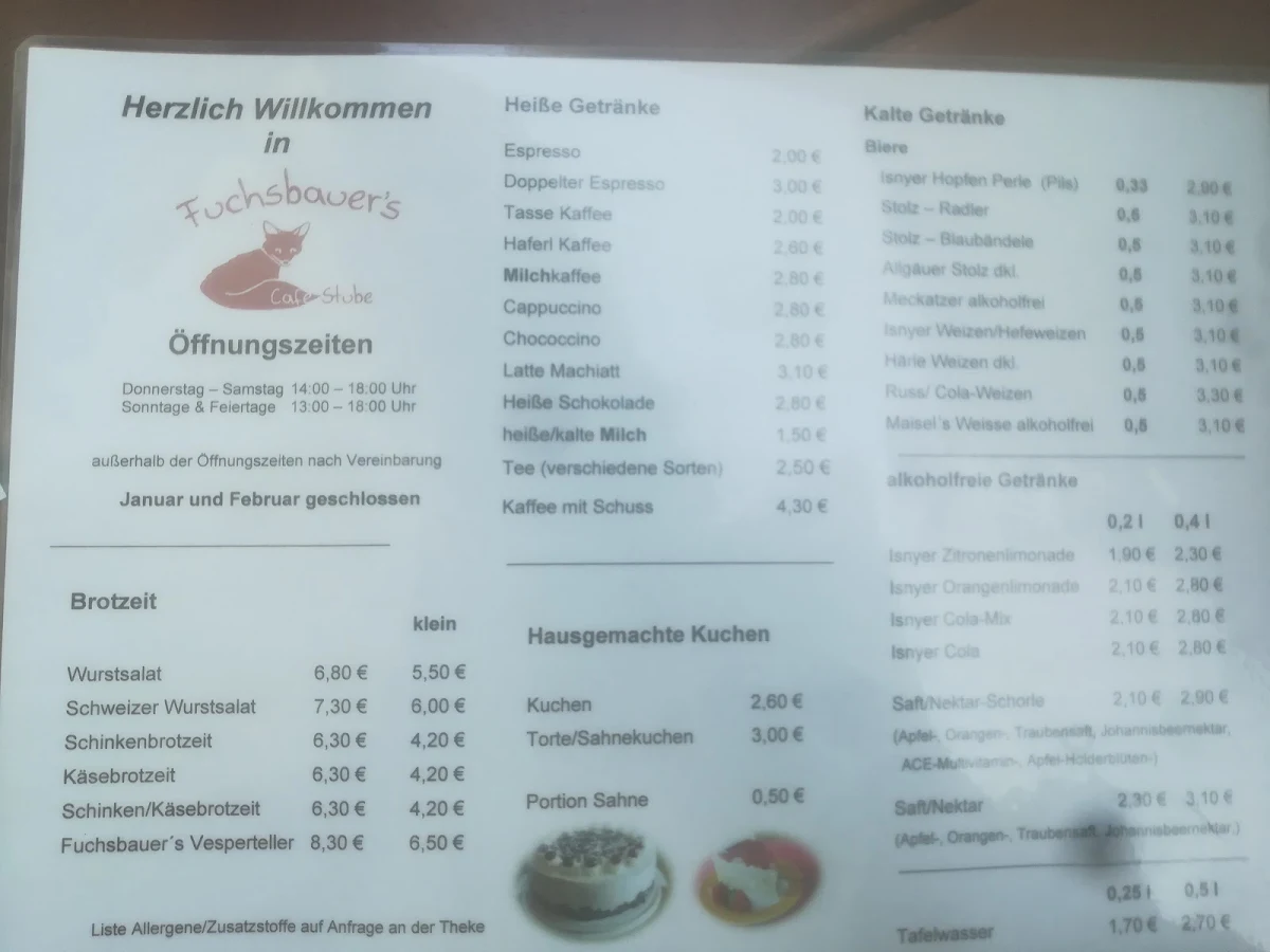 Speisekarte photo 5
