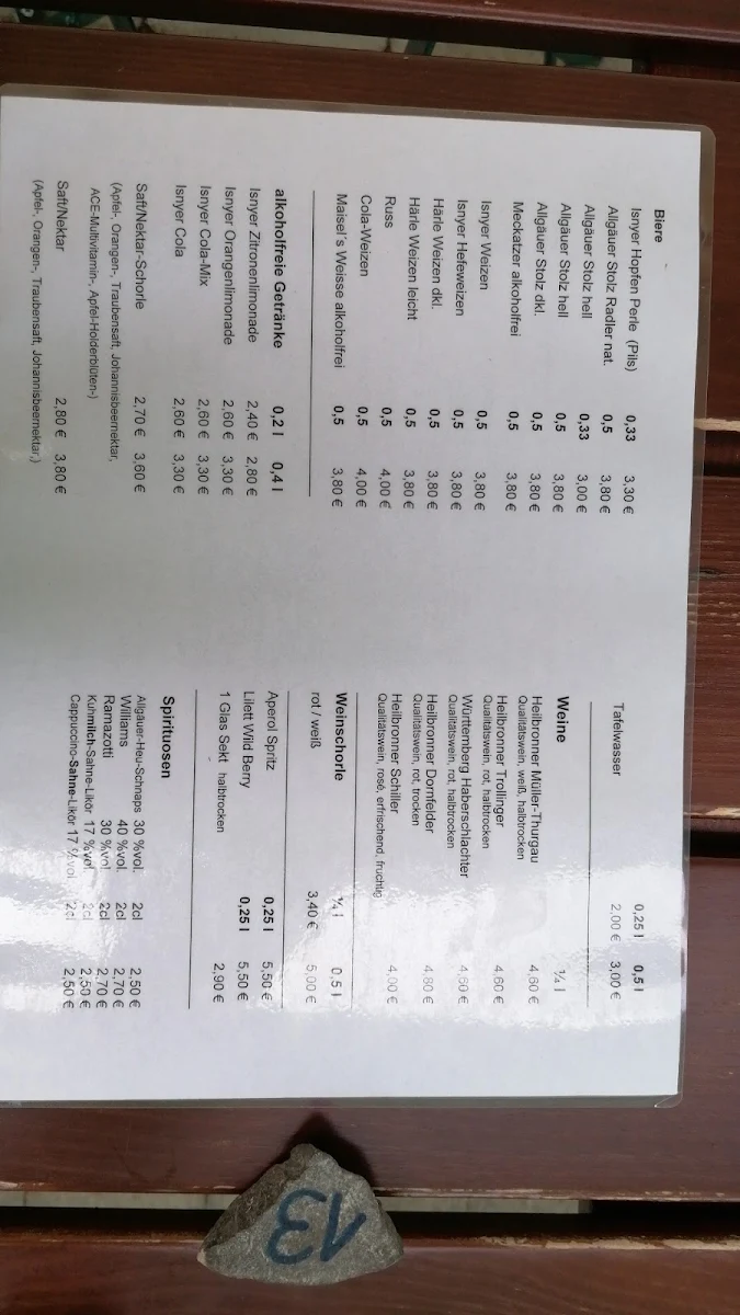 Speisekarte photo 7