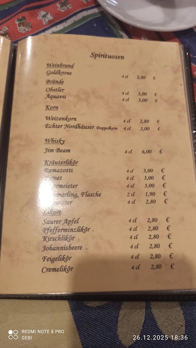 Speisekarte photo 1