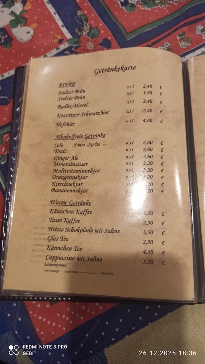 Speisekarte photo 2