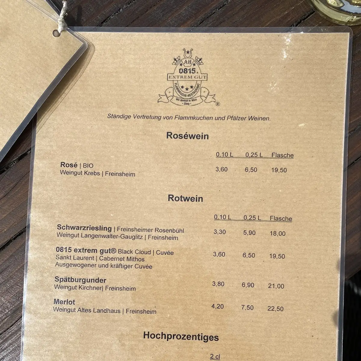 Speisekarte photo 2