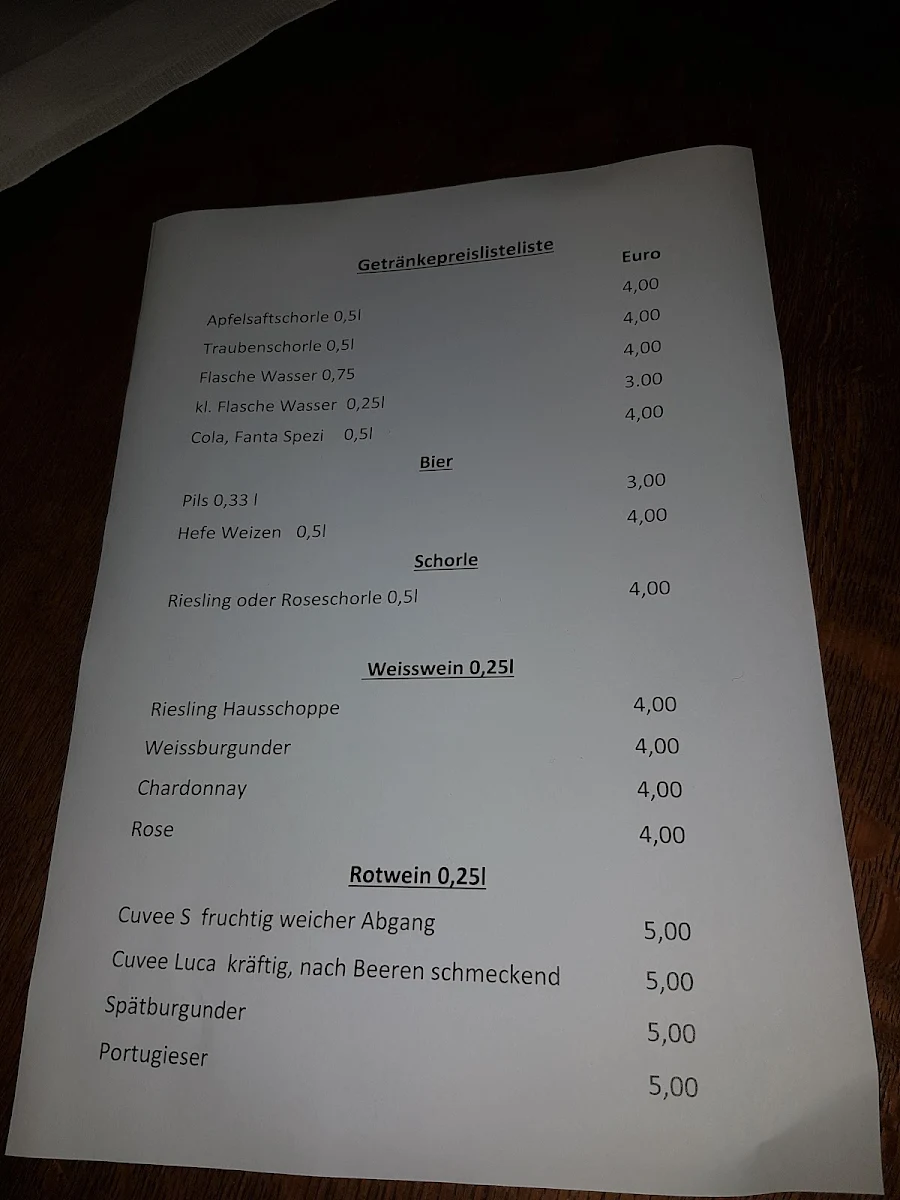 Speisekarte photo 4