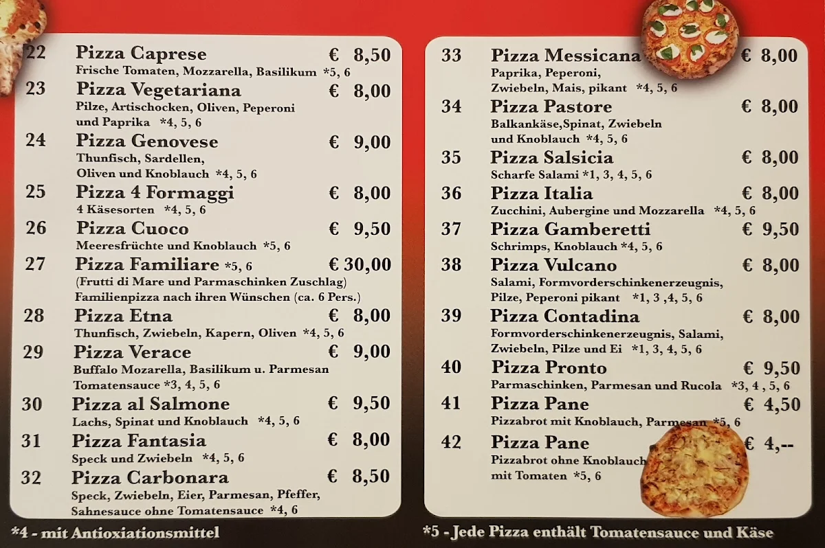Speisekarte photo 1